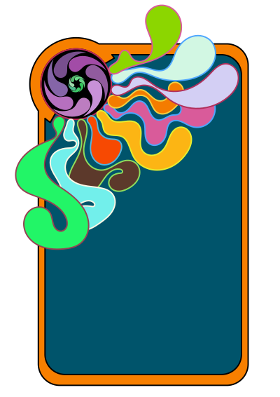 Psychedelic Border clipart