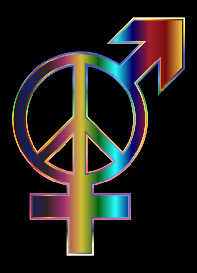 Psychedelic Gender Peace clipart