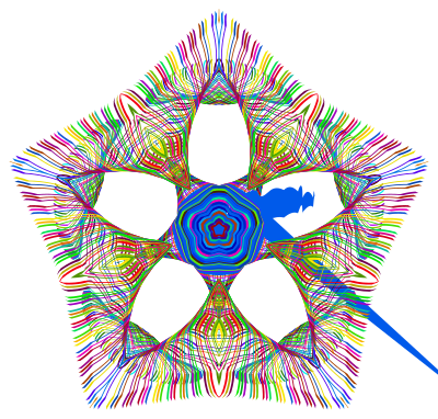 Psychedelic Geometric 6 clipart