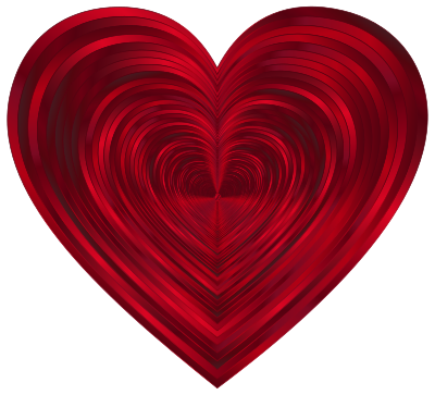 Psychedelic Hearts Tunnel 13 clipart