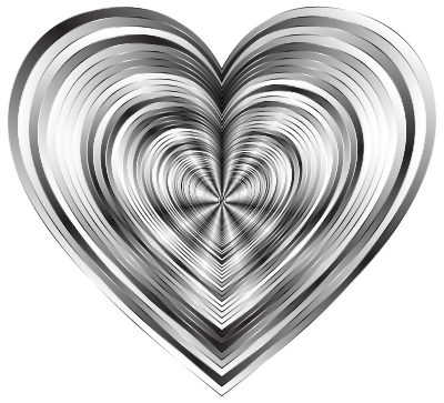 Psychedelic Hearts Tunnel 19 clipart