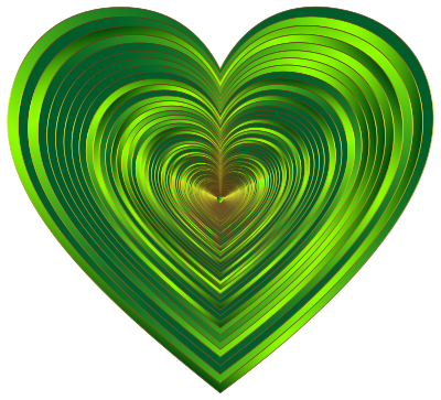 Psychedelic Hearts Tunnel 20 clipart