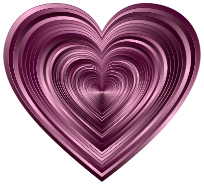 Psychedelic Hearts Tunnel 21 clipart