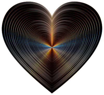 Psychedelic Hearts Tunnel 23 clipart