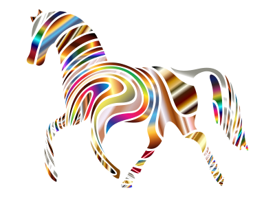 Psychedelic Horse clipart