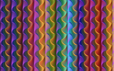 Psychedelic Quadrilateral Line Art Pattern clipart