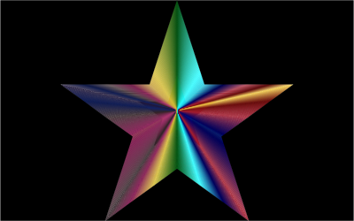 Psychedelic Star clipart