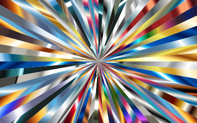 Psychedelic Starburst clipart