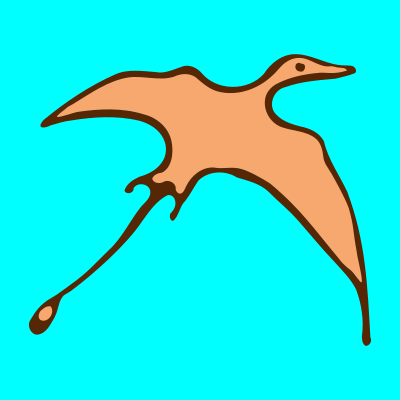 Pteradactyl Cleaned clipart