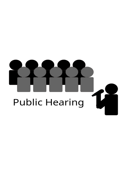 Public Hearing clipart