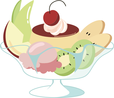 Pudding à la mode (#2) clipart