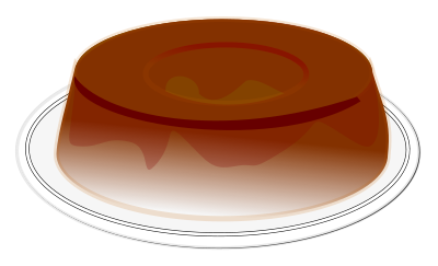 Pudim Candy Pudding clipart