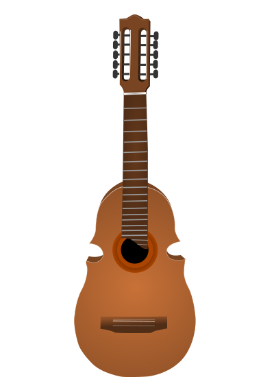 Puerto Rican Cuatro clipart