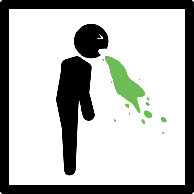 Puke Icon - Green Mix clipart