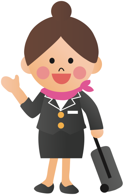 Pulling luggage (#3) clipart