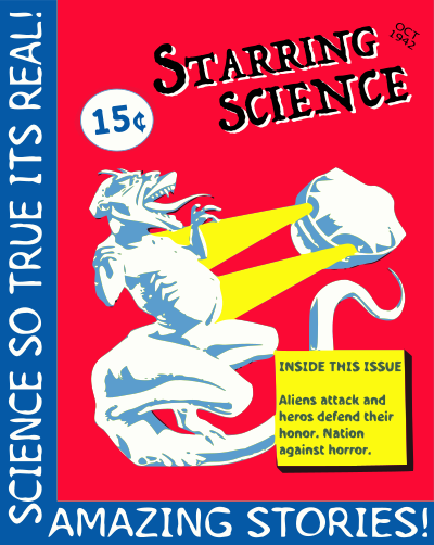 Pulp Scifi Magazine clipart