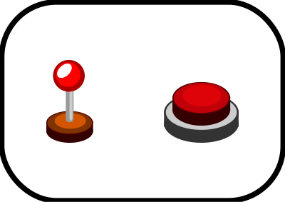 Pulsante e leva clipart