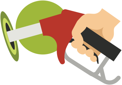 Pumping gas clipart