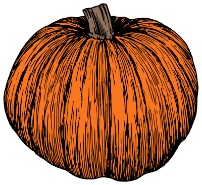 Pumpkin - Colour clipart