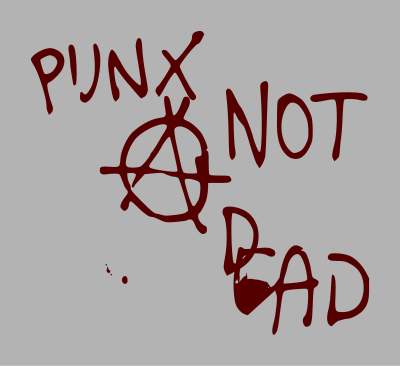 Punks not dead clipart