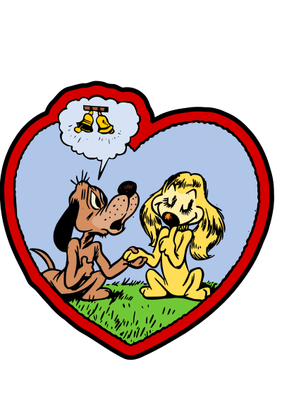 Puppy Dog Proposal clipart