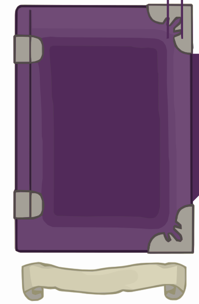 Purple Book Template clipart