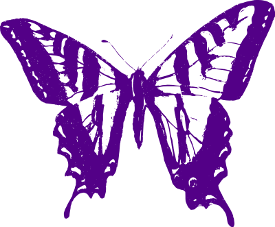 Purple Butterfly clipart