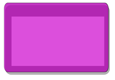 Purple button clipart