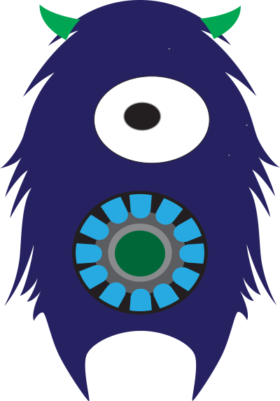 Purple Cyclops clipart