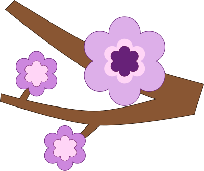 Purple Flower clipart
