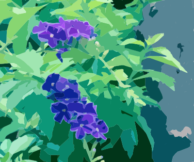 Purple Flowers clipart