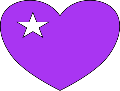 Purple Heart clipart