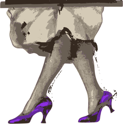 Purple High Heels clipart