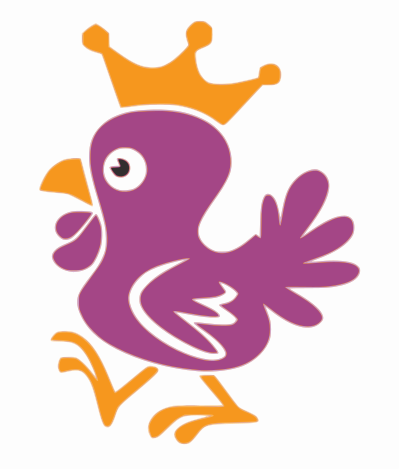 Purple King Chicken clipart
