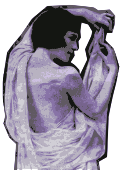 Purple Lady clipart