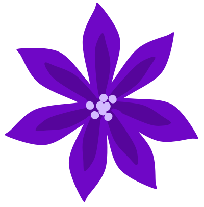 Purple Lily clipart