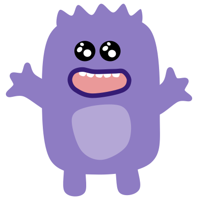 Purple Monster clipart