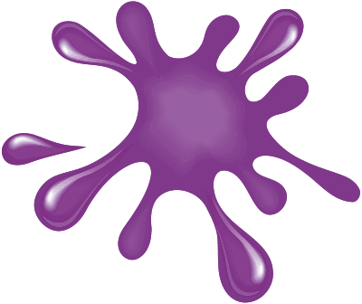Purple paint splat clipart