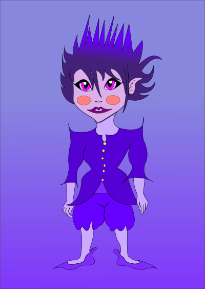 Purple pixie clipart
