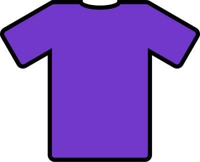 Purple t-shirt clipart