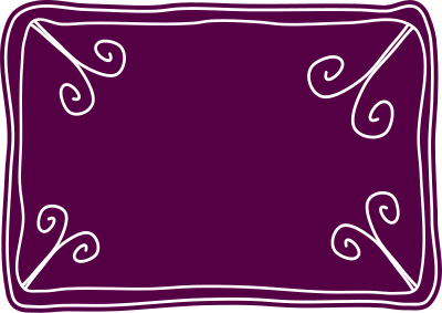 Purple voucher template A4 clipart
