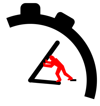 Push back time clipart