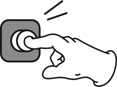 Push button clipart