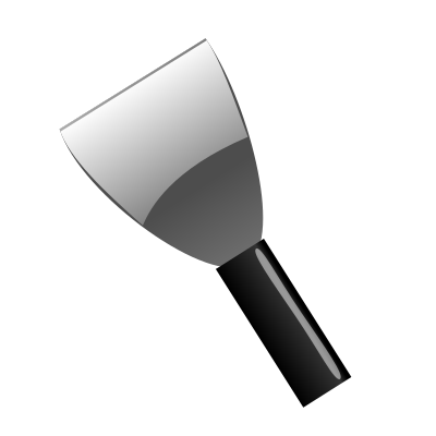 Putty knife clipart