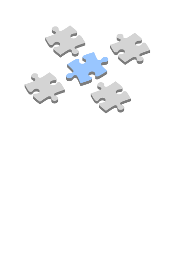 Puzzle 3D clipart