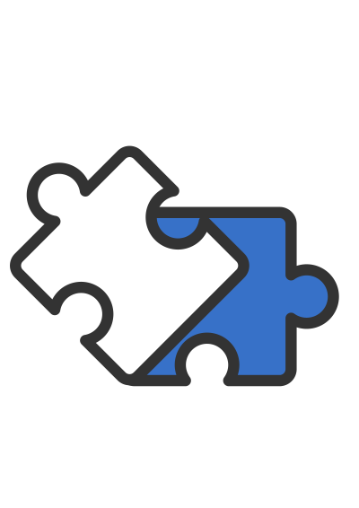 Puzzle icon clipart