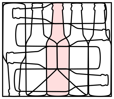 Puzzle picture bottle clipart