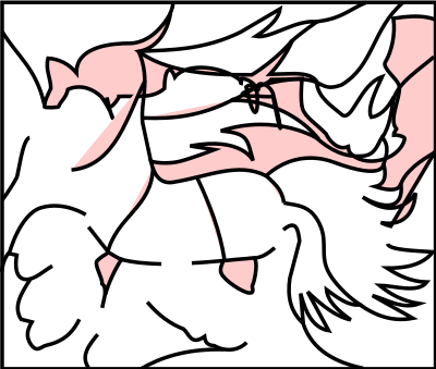 Puzzle picture fantasy pony clipart