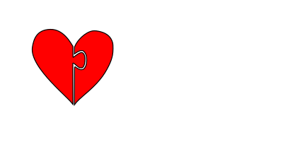 Puzzled heart clipart