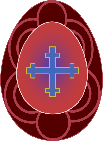 Pysanka Egg (1) / ÐŸÐ¸ÑÐ°Ð½ÐºÐ° clipart